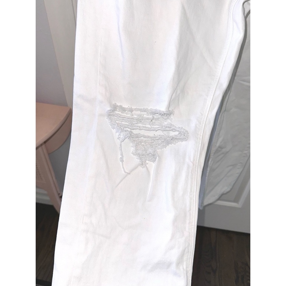 American Eagle white 90’s straight jeans - Picture 6 of 8